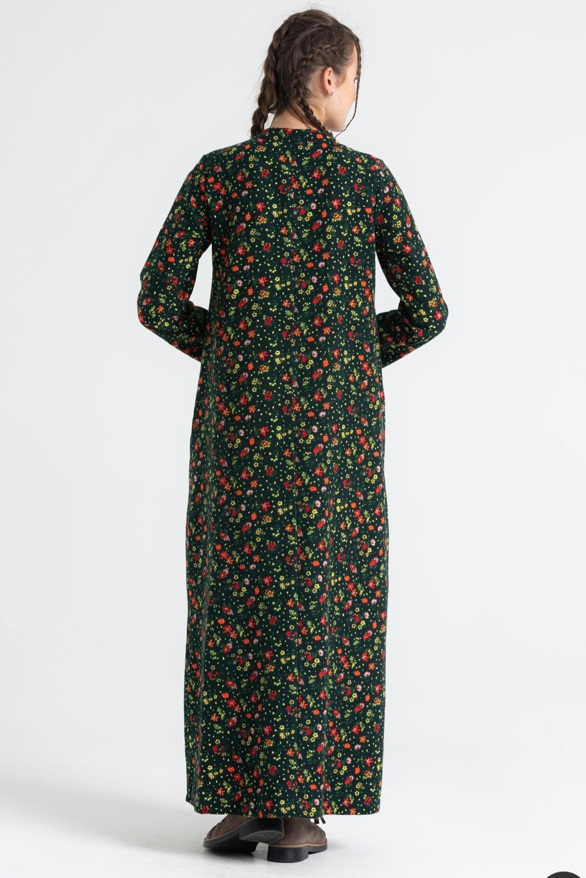 %100 Pamuk Cepli Pazen Elbise