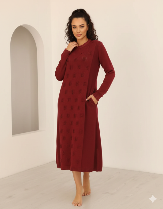 %100 Pamuk Dokuma Tasarım Tunik