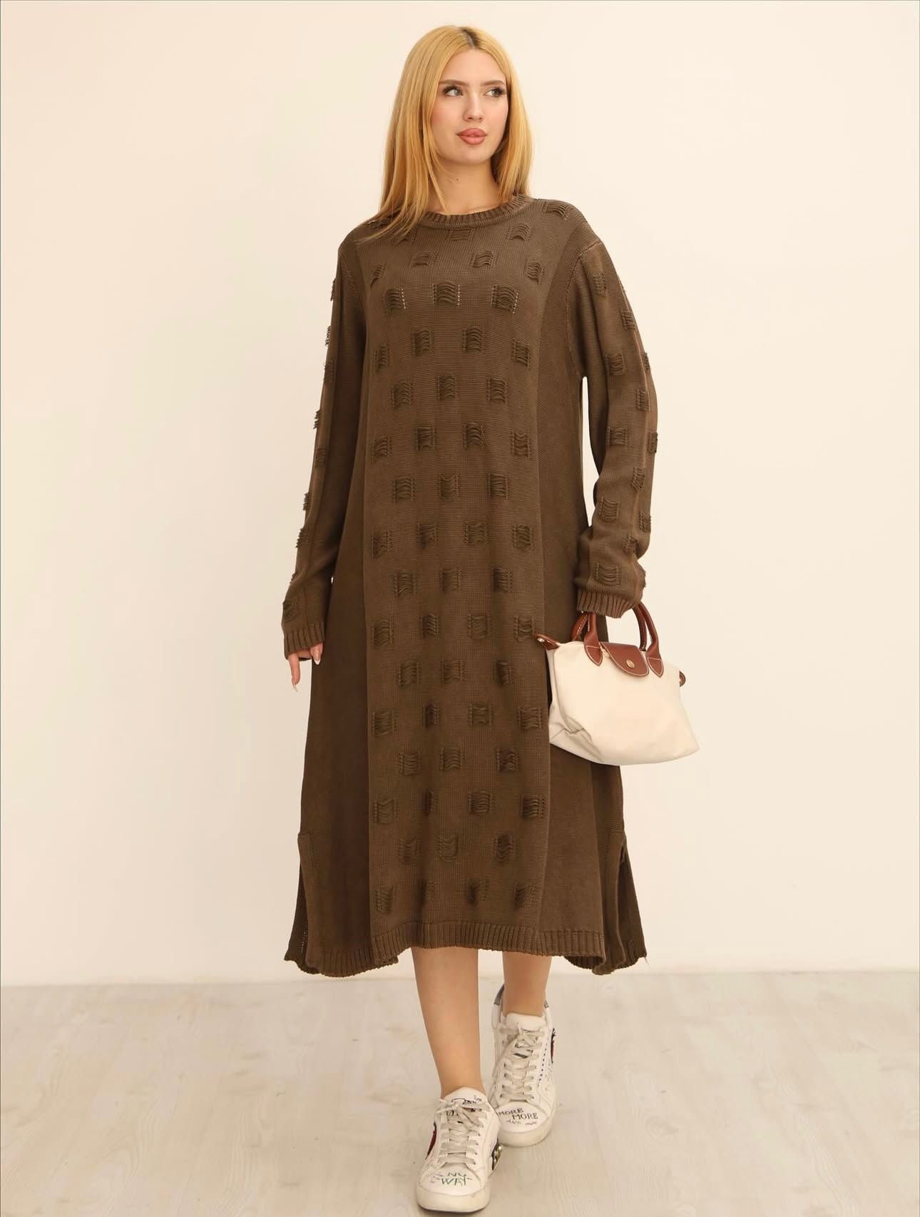 %100 Pamuk Dokuma Tasarım Tunik