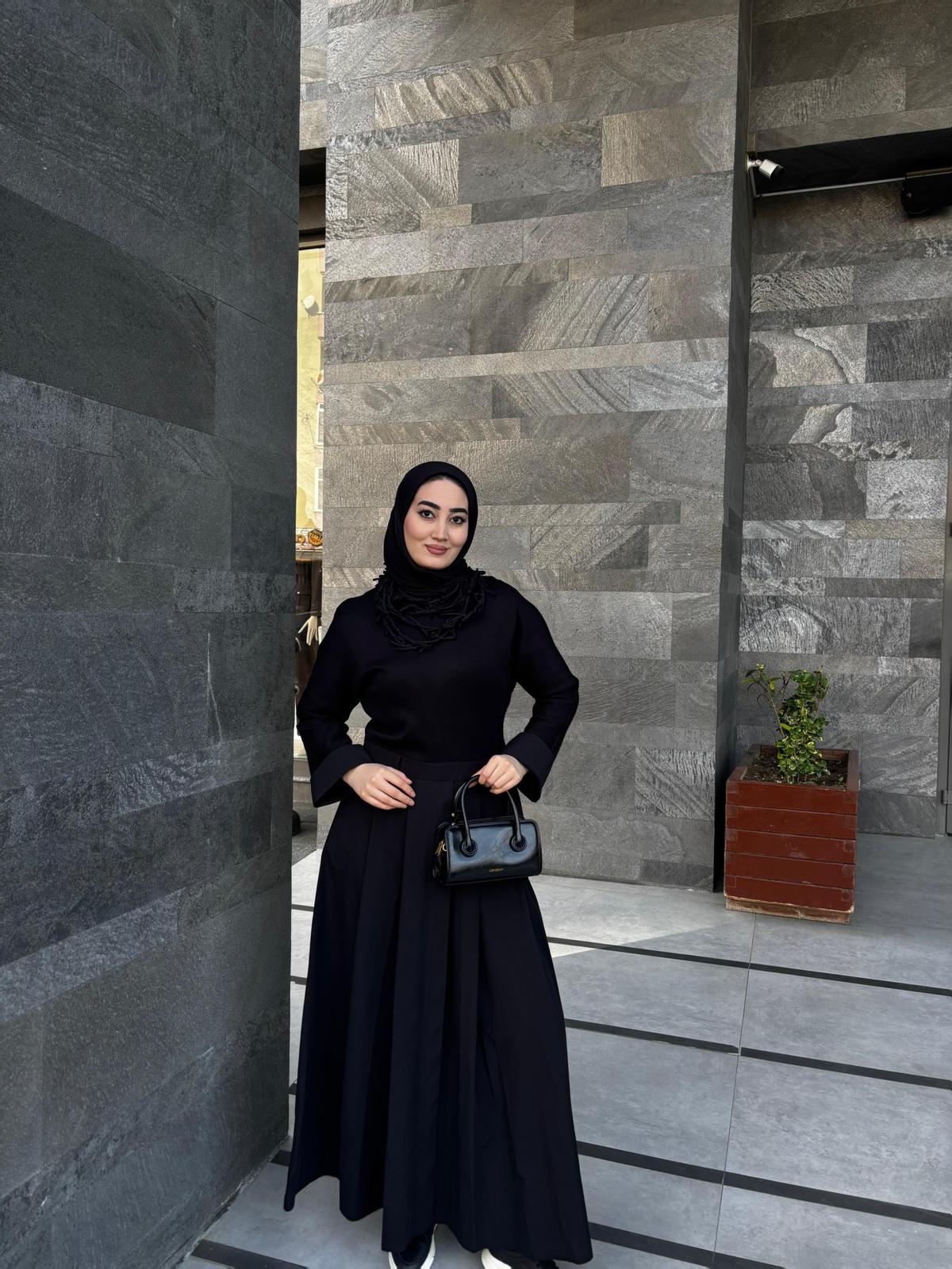 Pile Detaylı Tasarım Elbise