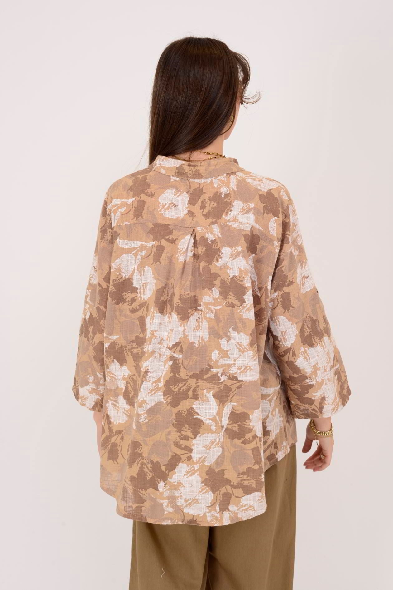 Batik Desen %100 Pamuk Gömlek