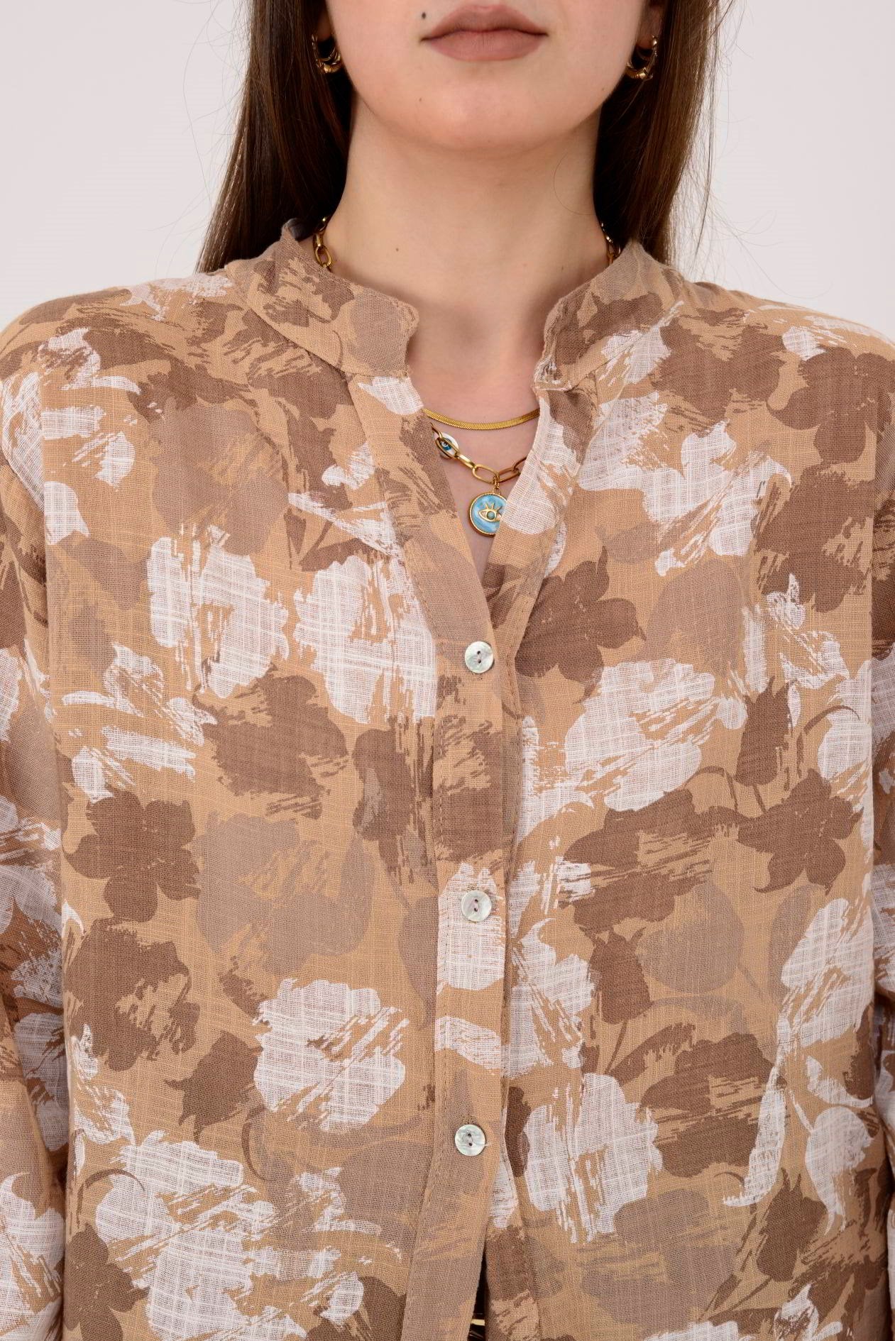 Batik Desen %100 Pamuk Gömlek