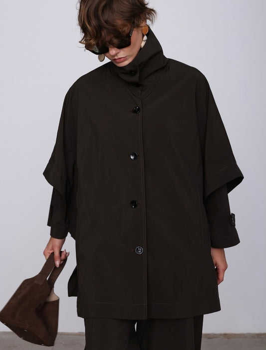 Minimal Kısa Trençkot