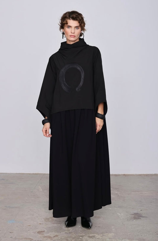 Degaje Yaka Tasarım Elbise