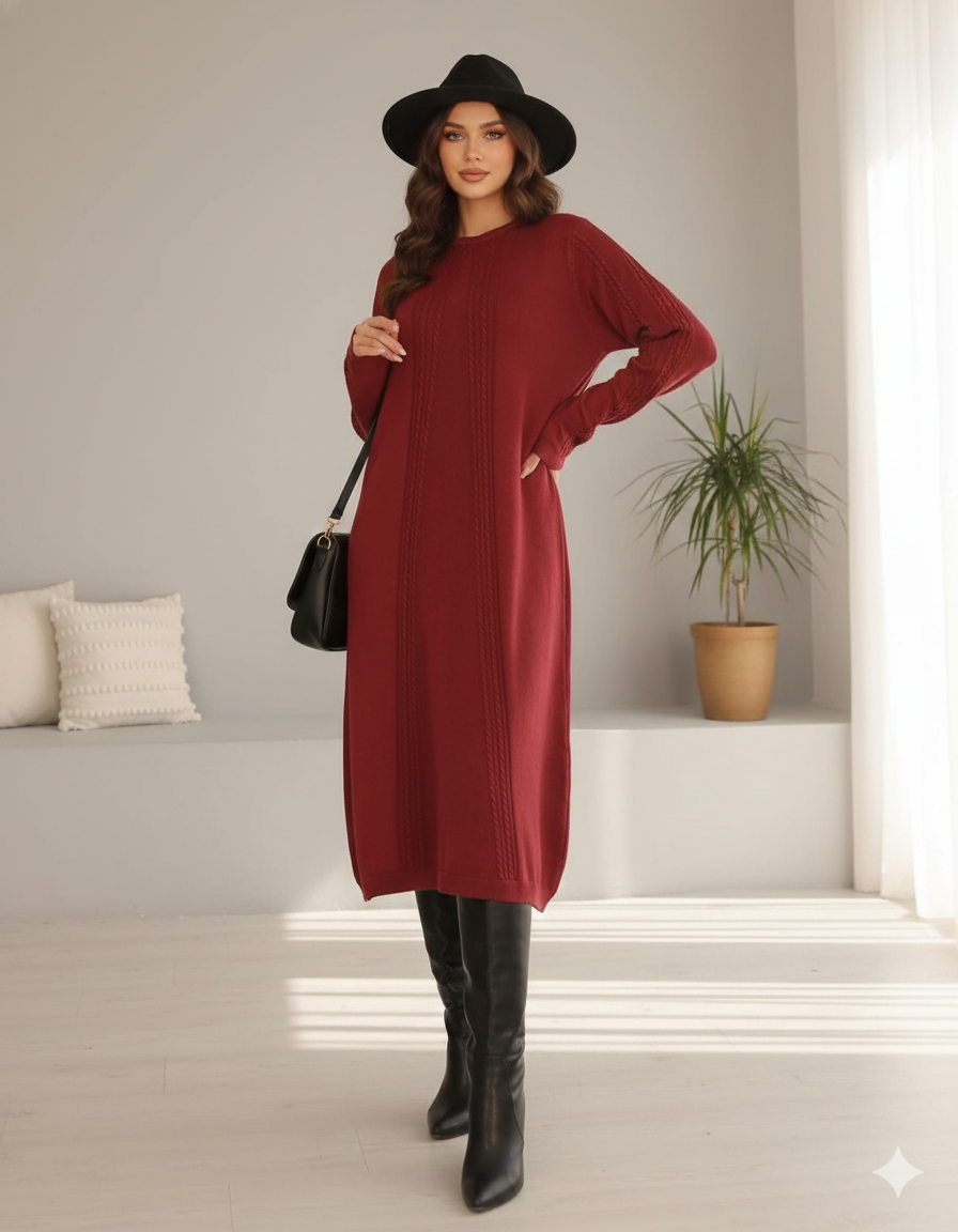 Sade Ara Boy %100 Pamuk Tunik