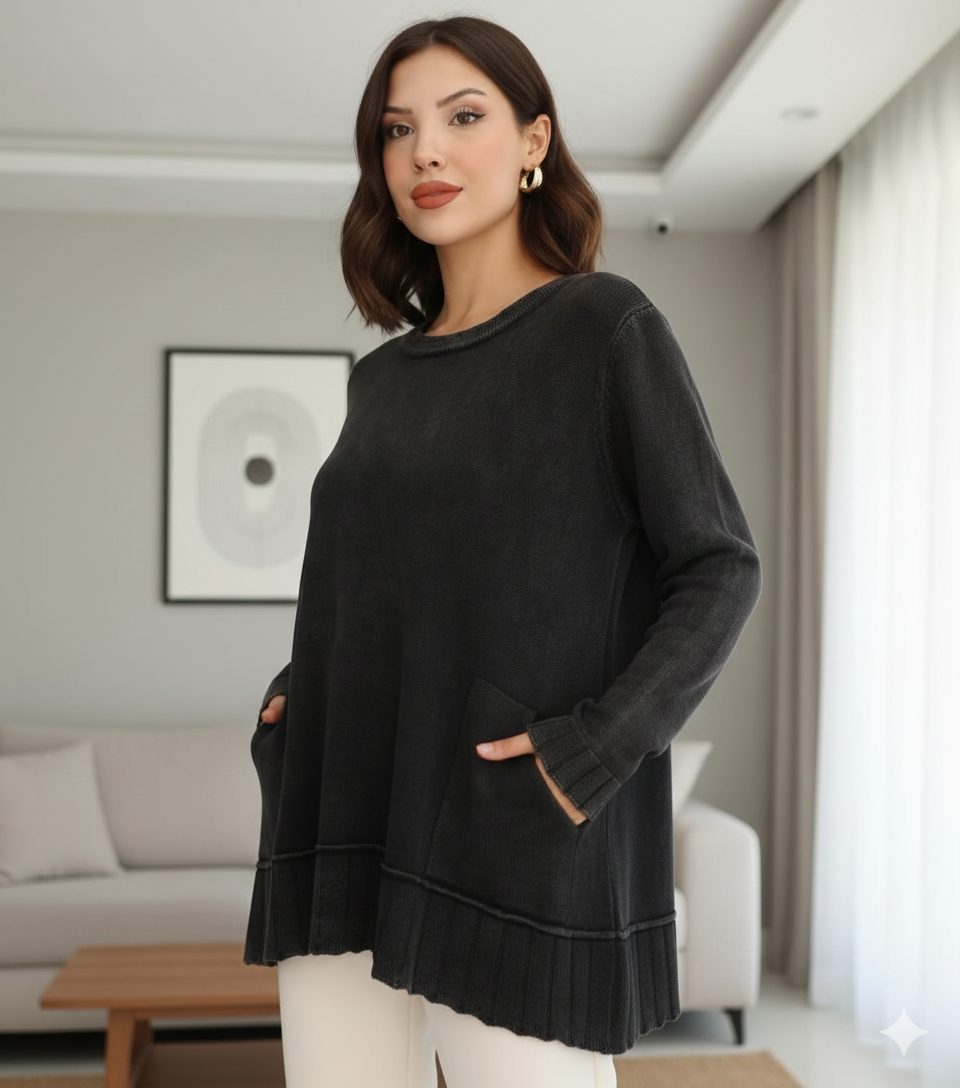 Design 100% Cotton Top Sweater