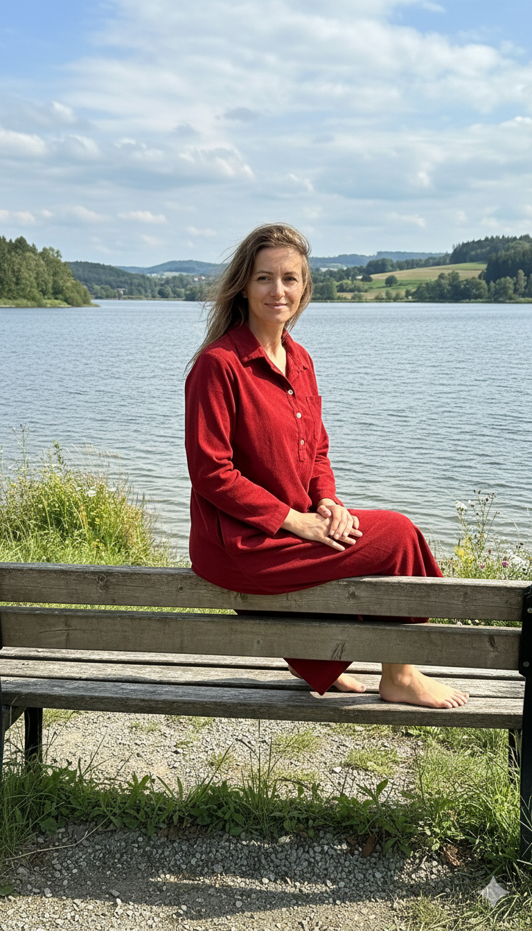 Düğmeli Kadife Elbise