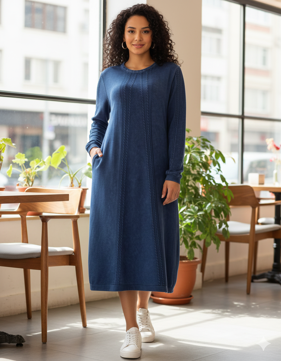 Sade Ara Boy %100 Pamuk Tunik