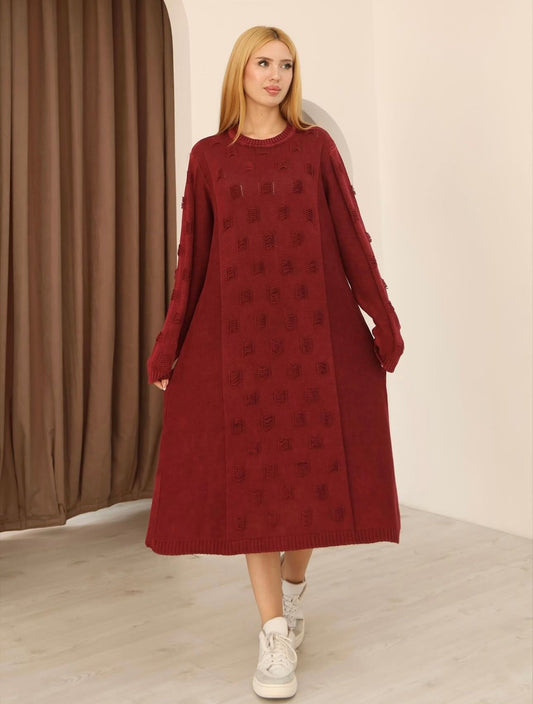 %100 Pamuk Dokuma Tasarım Tunik