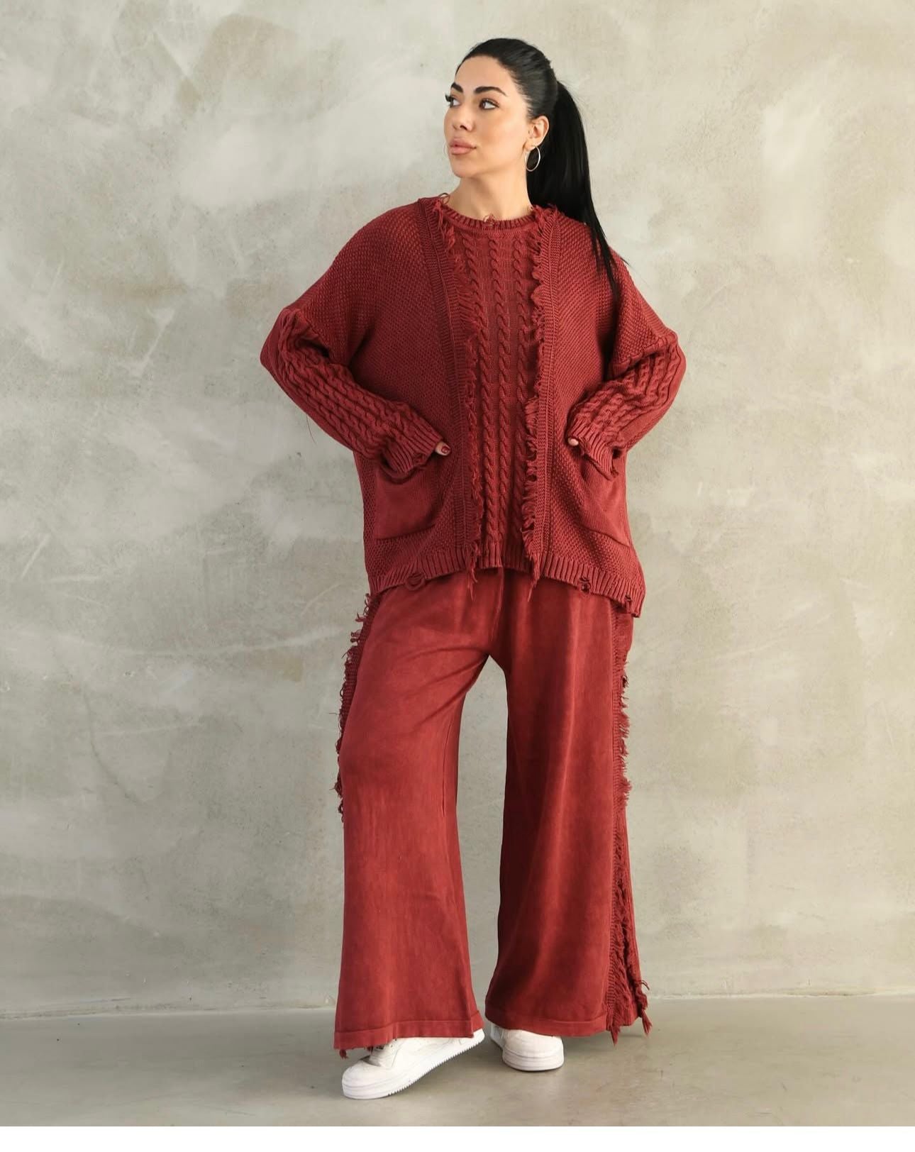 %100 Pamuk Dökümlü Takım