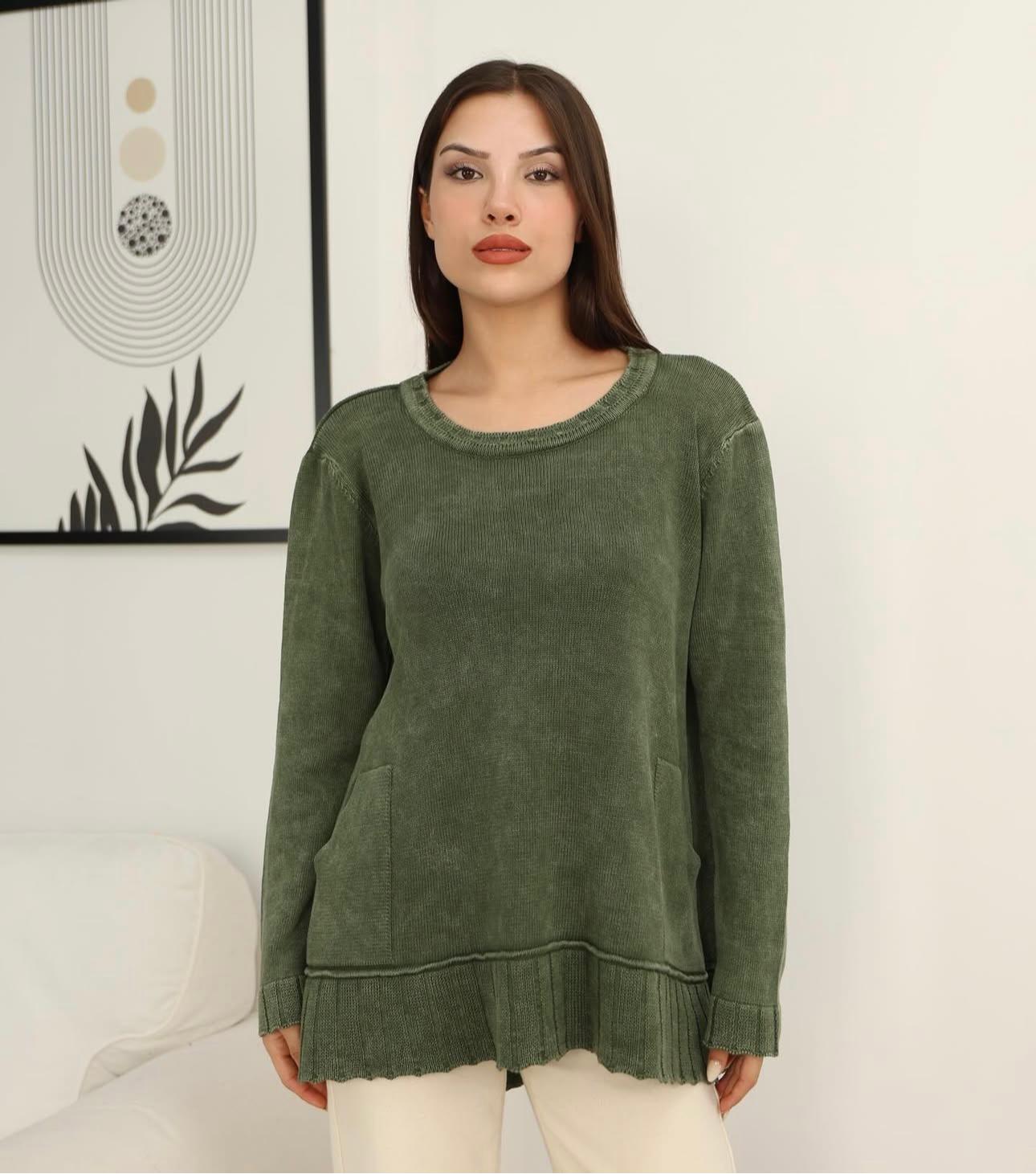 Design 100% Cotton Top Sweater