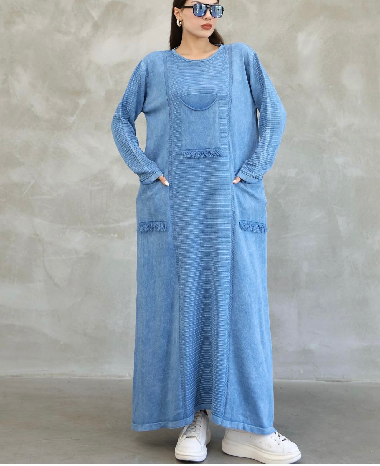 100% Cotton Dress with Pockets