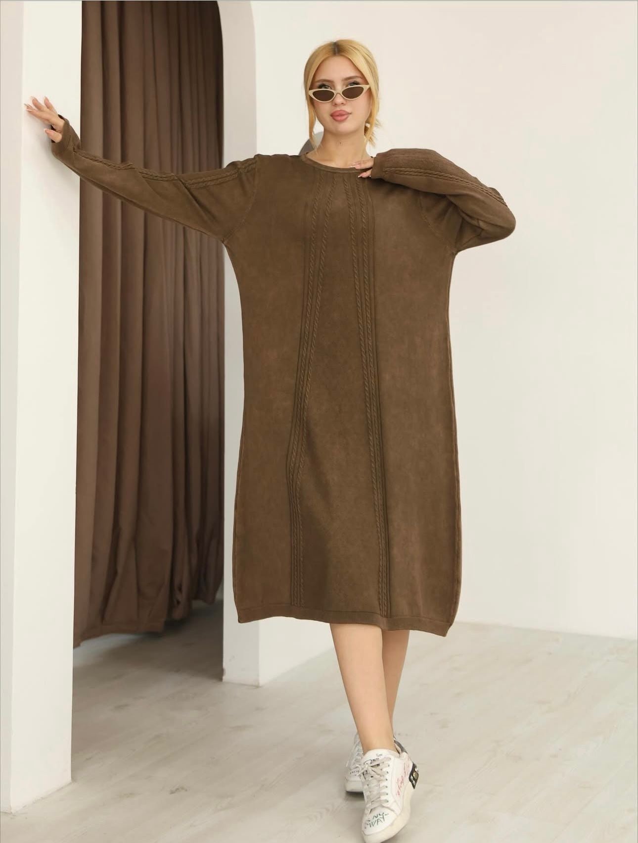 Sade Ara Boy %100 Pamuk Tunik