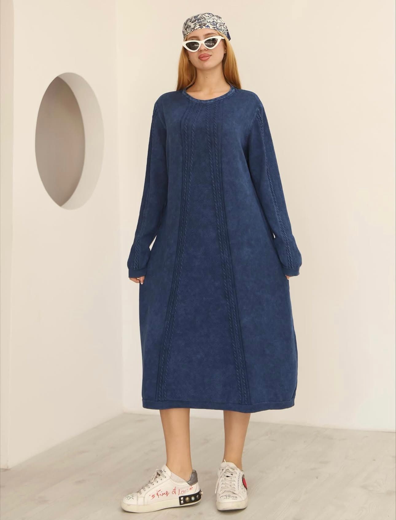 Sade Ara Boy %100 Pamuk Tunik