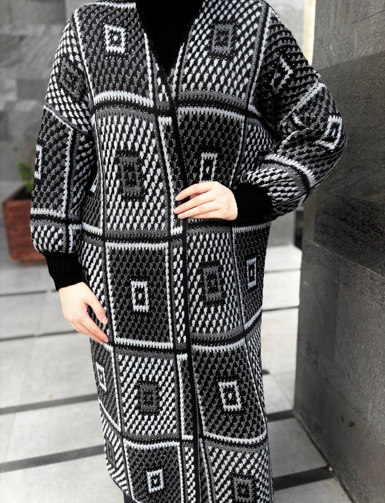 Dökümlü Salaş %100 Pamuk Hırka