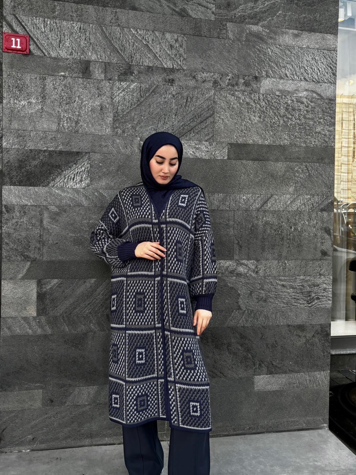 Dökümlü Salaş %100 Pamuk Hırka