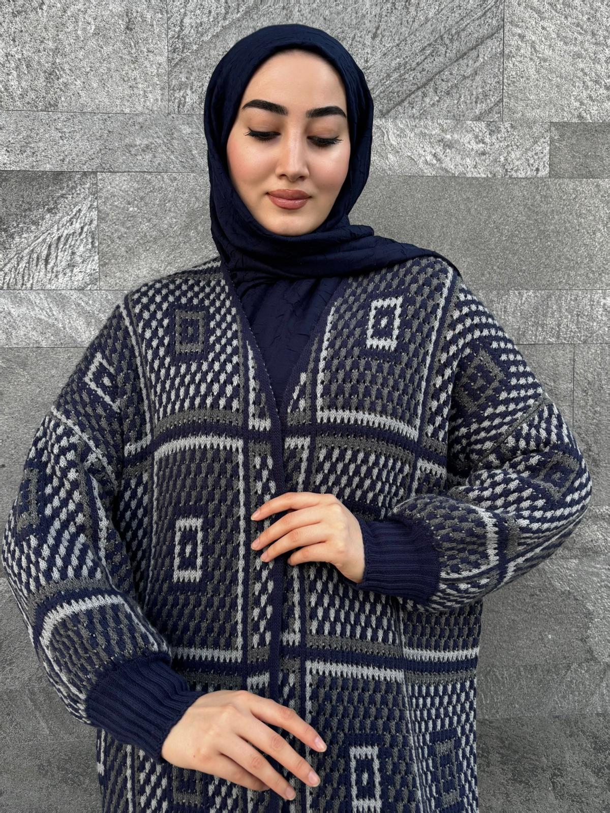 Dökümlü Salaş %100 Pamuk Hırka