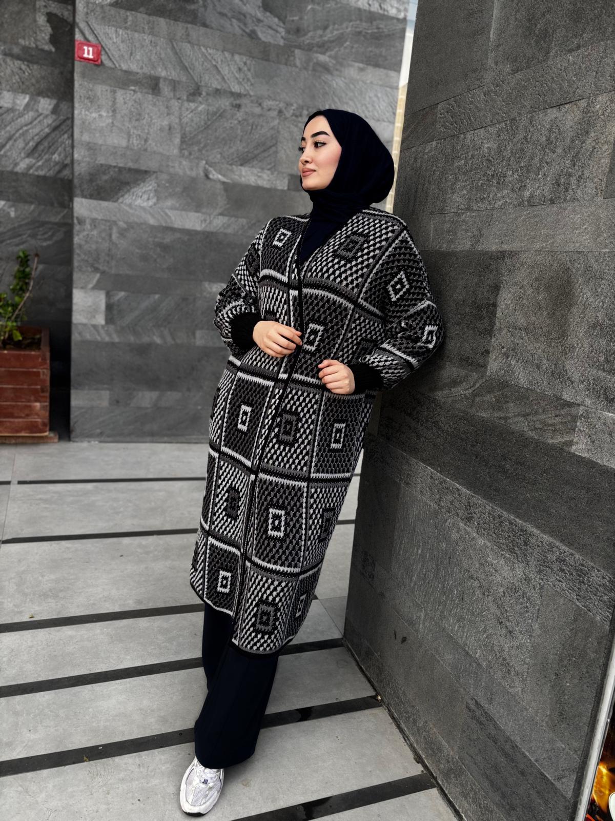 Dökümlü Salaş %100 Pamuk Hırka