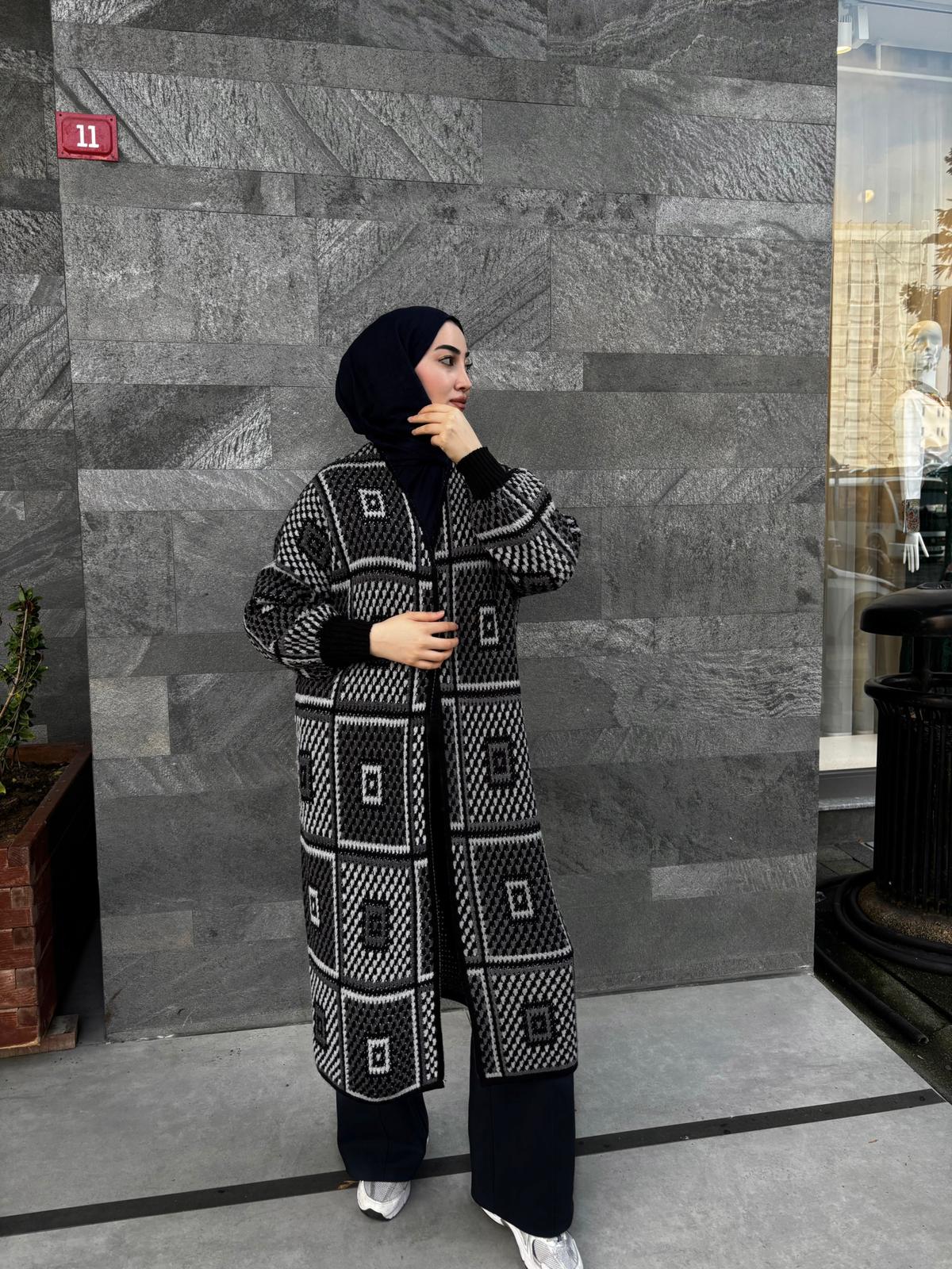 Dökümlü Salaş %100 Pamuk Hırka