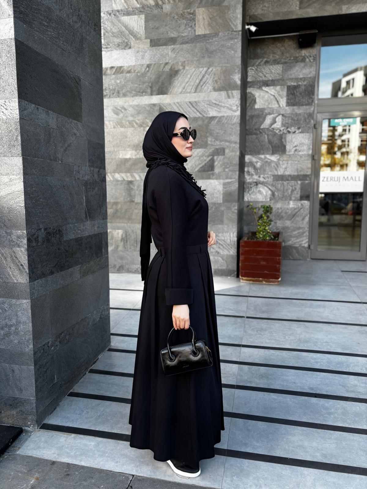 Pile Detaylı Tasarım Elbise