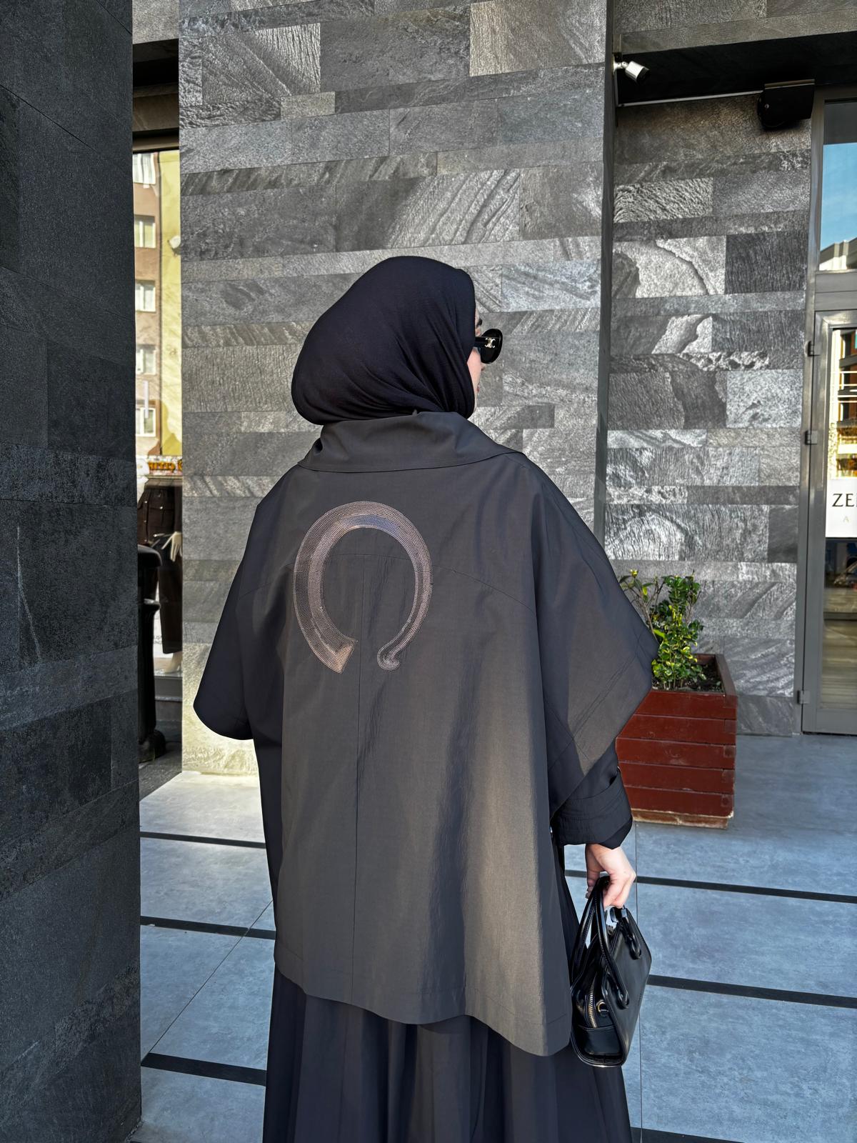 Paraşüt Kumaş Panço Modeli