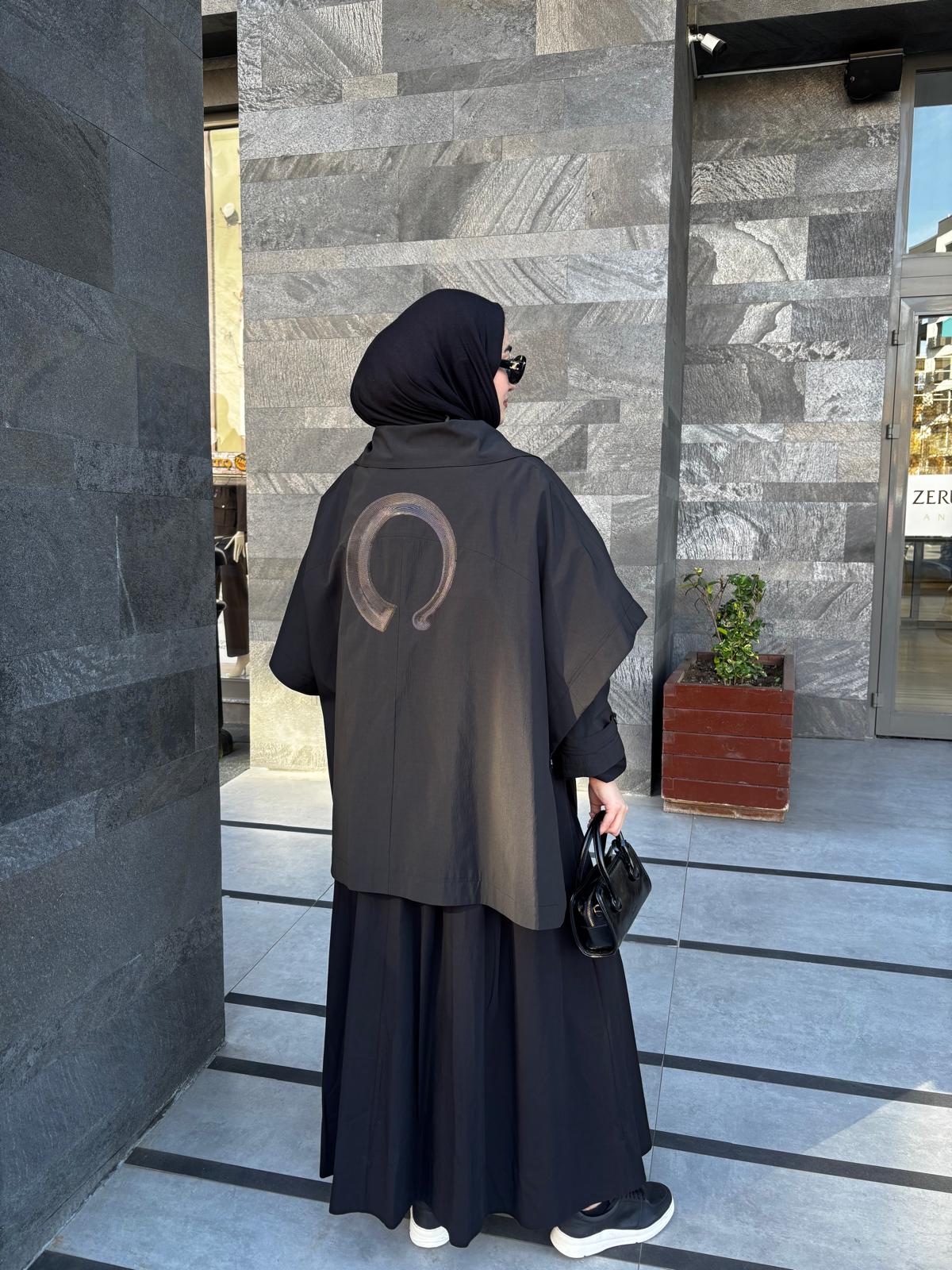 Paraşüt Kumaş Panço Modeli