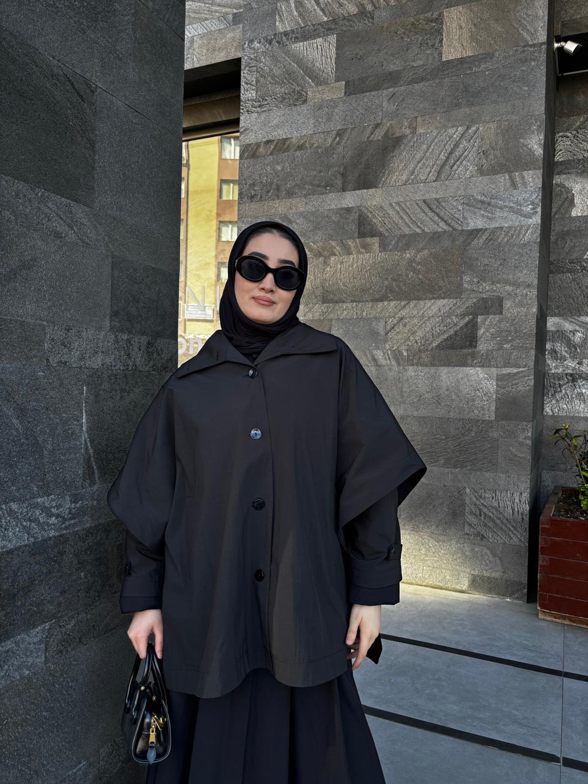 Paraşüt Kumaş Panço Modeli