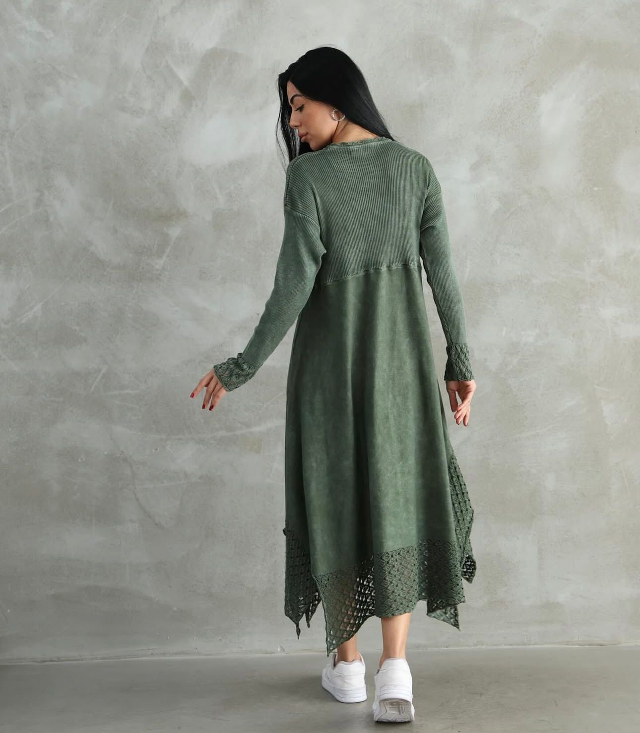 Asimetrik %100 Pamuk Tunik