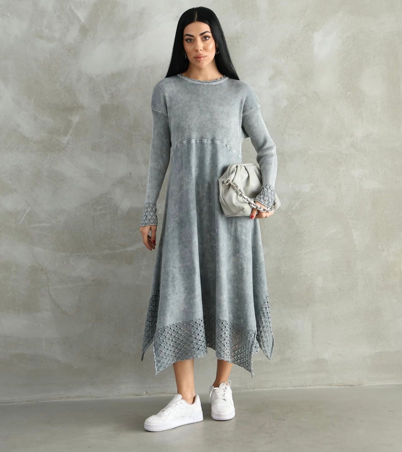 Asimetrik %100 Pamuk Tunik