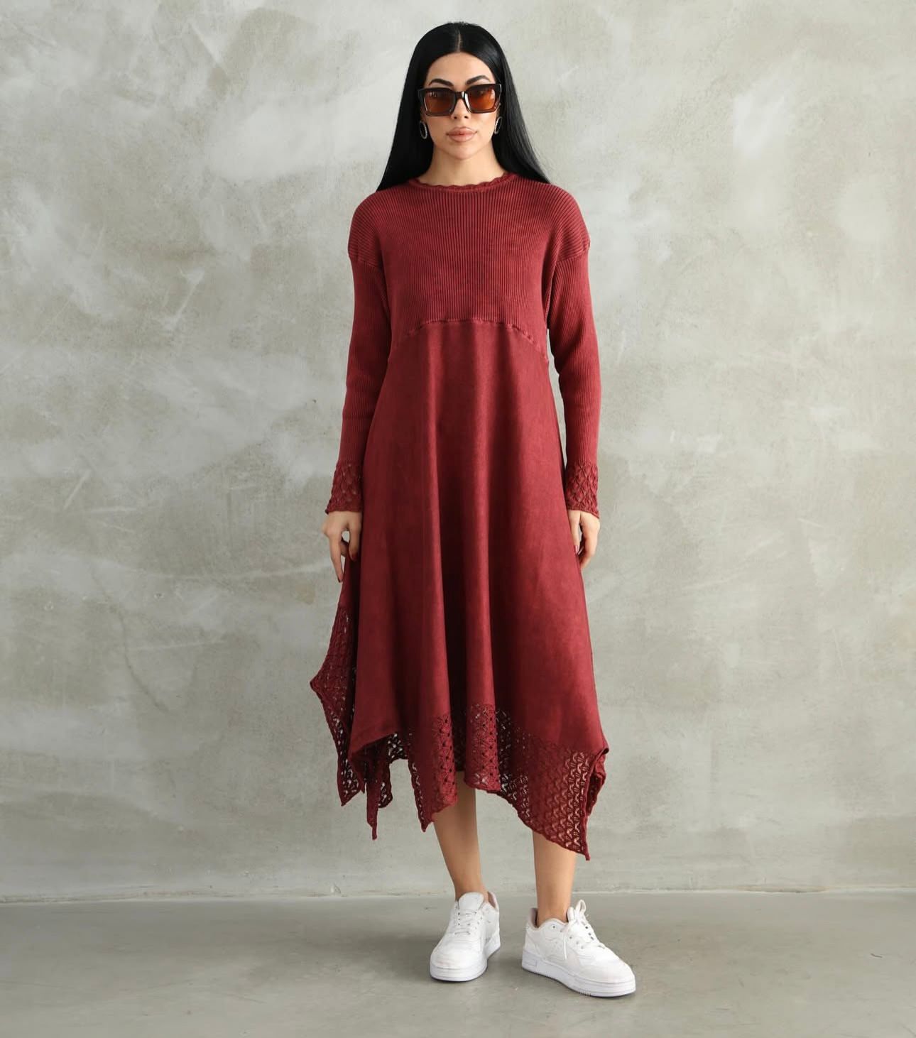 Asimetrik %100 Pamuk Tunik