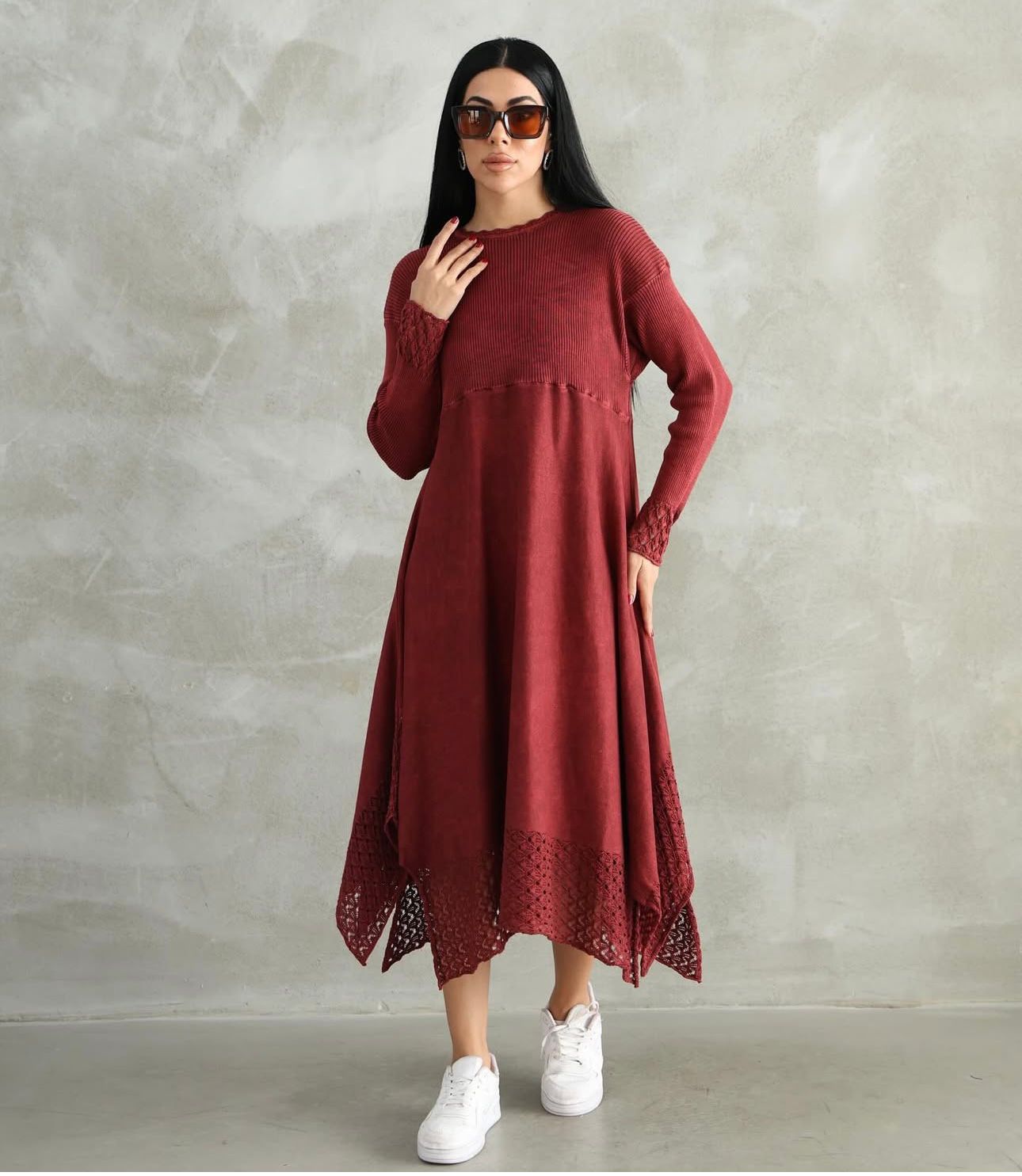 Asimetrik %100 Pamuk Tunik