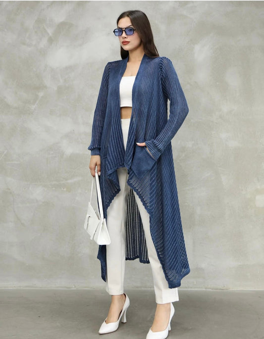 File Tasarım Hırka %100 Pamuk