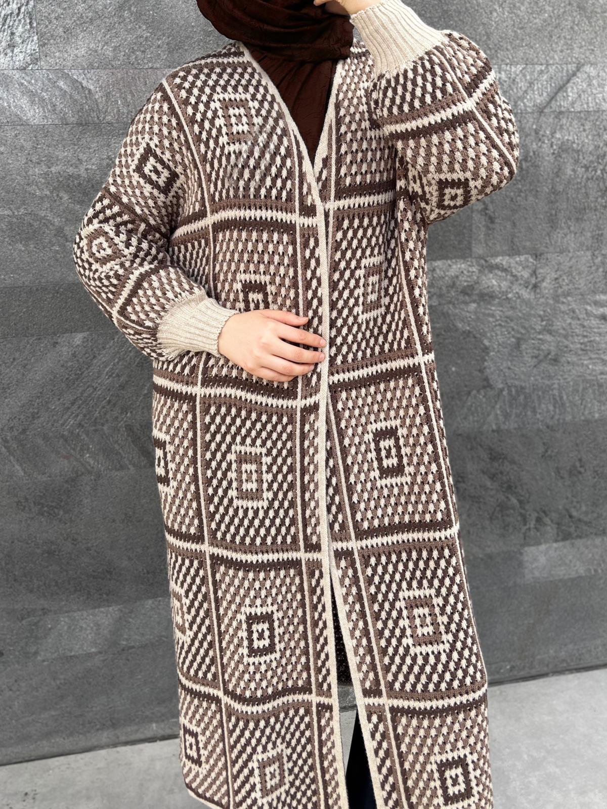 Dökümlü Salaş %100 Pamuk Hırka