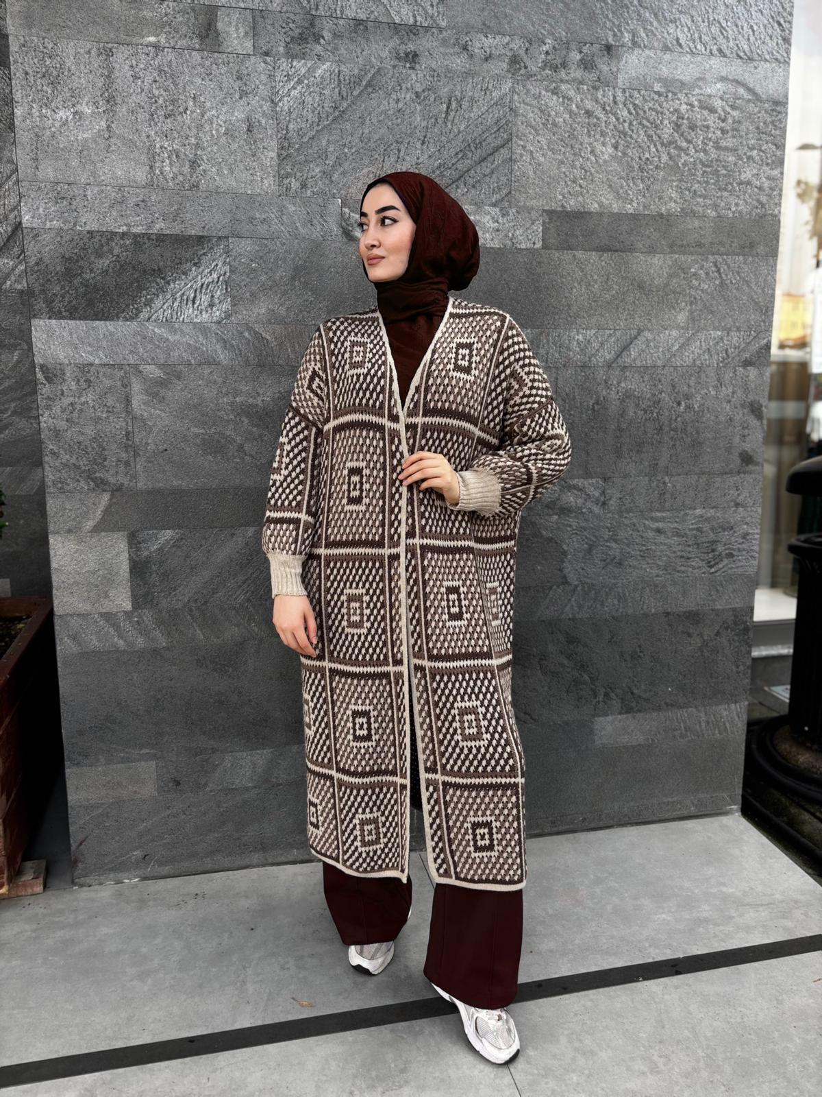 Dökümlü Salaş %100 Pamuk Hırka