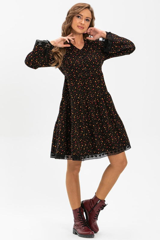 Ara Boy %100 Pamuk Pazen Elbise