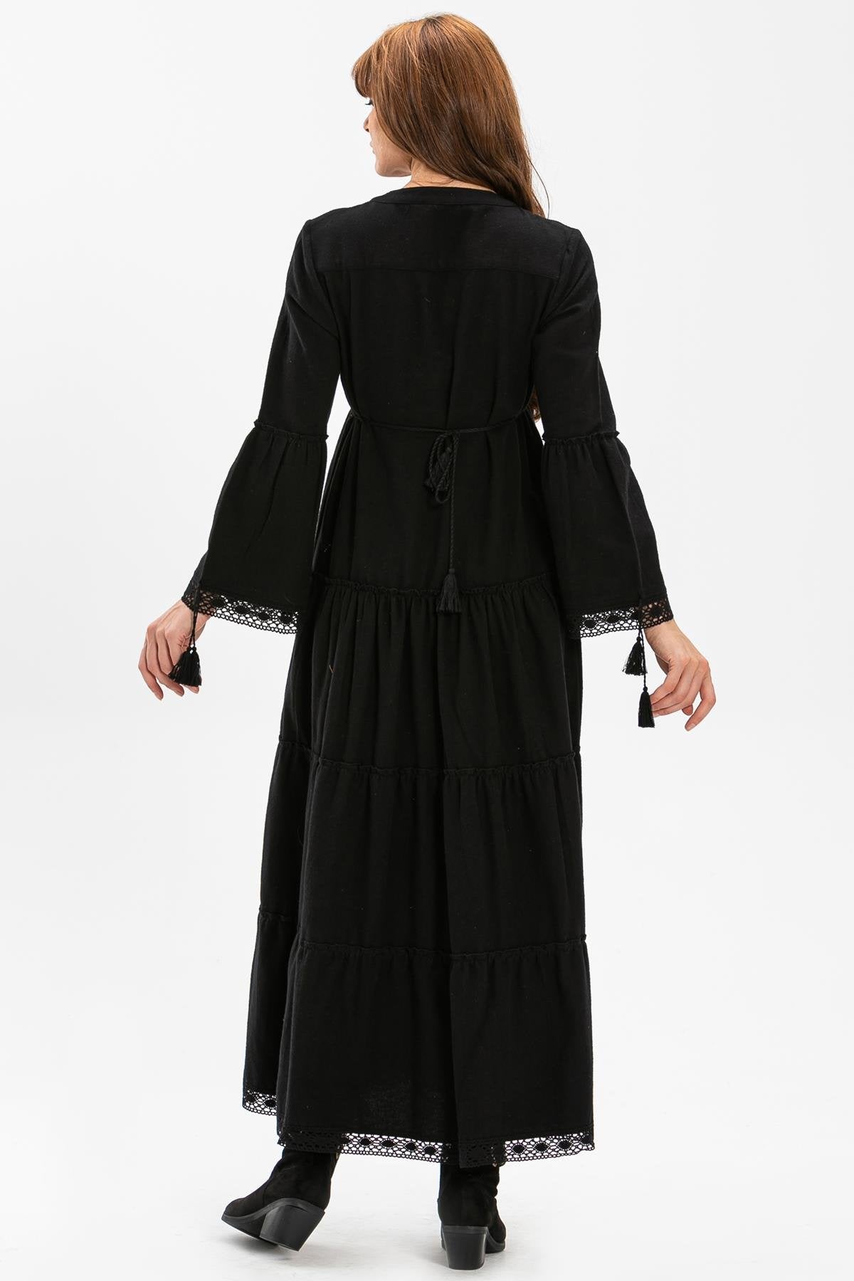 Plain 100% Cotton Flannel Dress