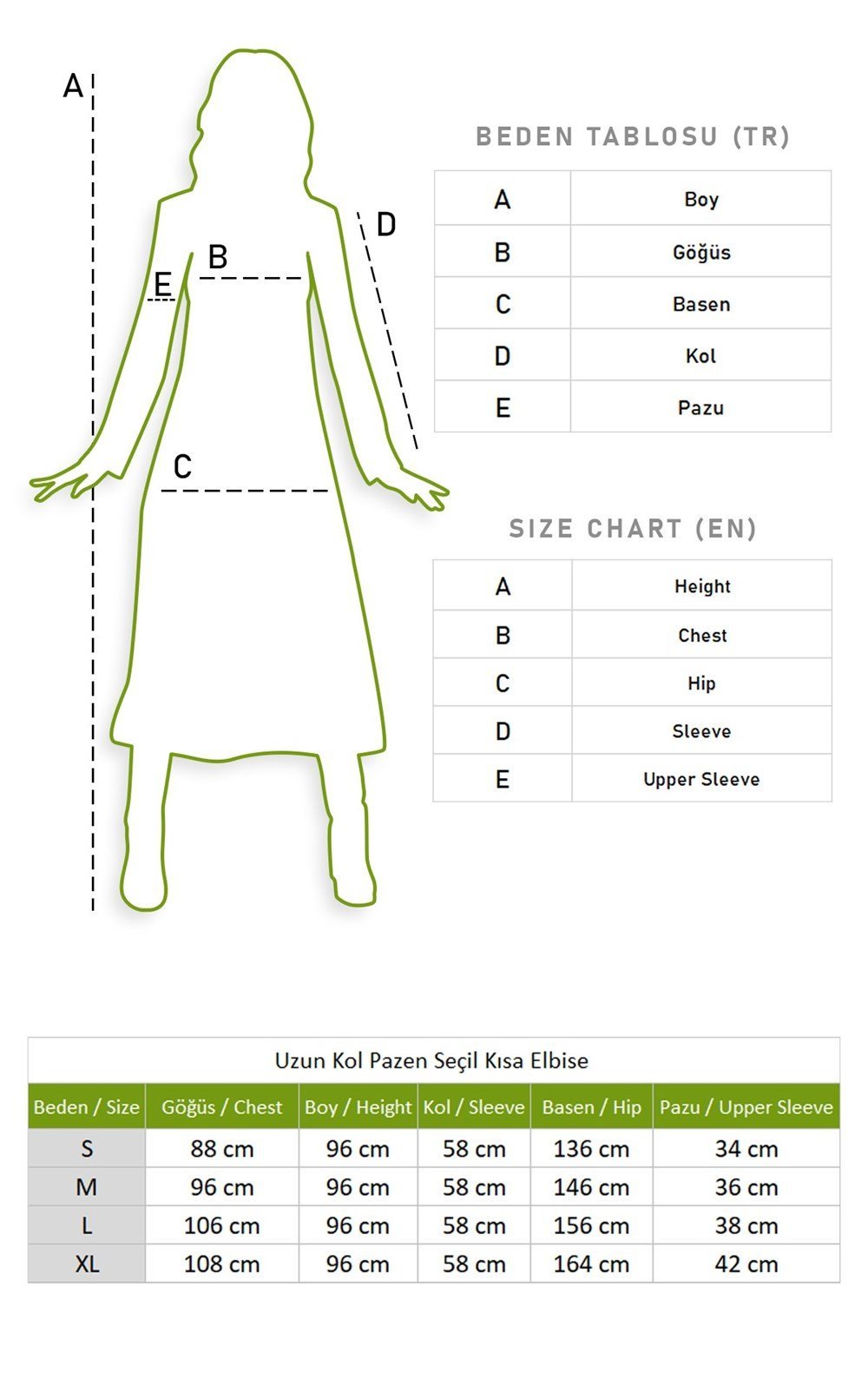 Ara Boy %100 Pamuk Pazen Elbise